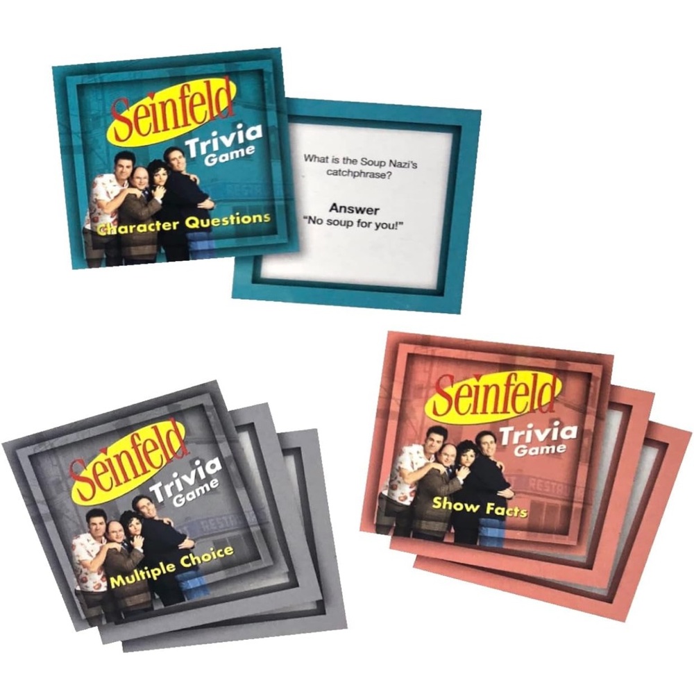 🔥SALE RARE! Seinfeld Trivia Game – 150 Cards – NEW & Unopened! 🎉 - Picture 2 of 5